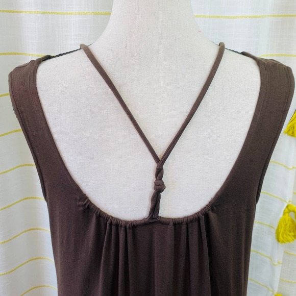 Eileen Fisher Knit A-Line Midi Dress Women Small Stretch Casual Classic Packable - Picture 8 of 10